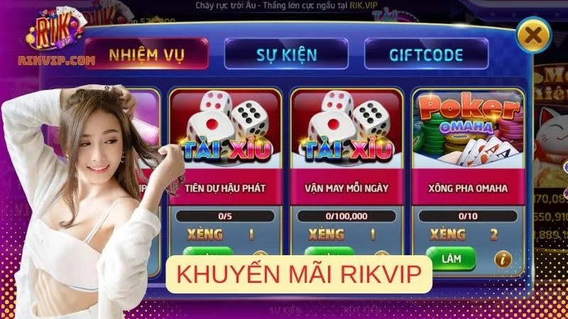 Khuyến Mãi Rikvip