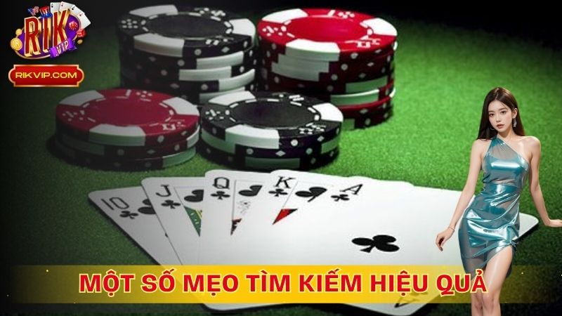 Một số mẹo tìm kiếm hiệu quả